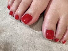 デューネイルスタジオ(dew nail studio)/レッドフットワンカラー