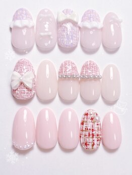 定額ネイル・ツイードネイル♪