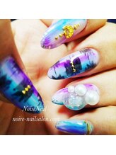 ノワール ネイルアンドスクール(Noire)/★人気のオルテガネイル★