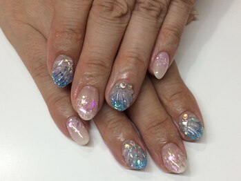 ティーエヌ 本厚木店/夏ネイル☆7500円【8250円税込】