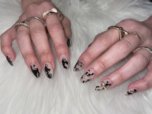 シェルネイル(SHELL NAIL)/ニュアンス/黒/staff:kumagai