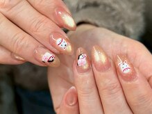 ネイルアンドアイラッシュスタジオ シュシュ(chouchou)/マグフラッシュうま女手作り３Ｄ