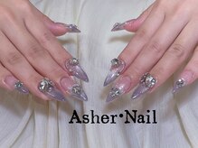 Asher ネイルサロン 横浜店/長さだし持ち込みデザイン