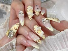 プティネイル(Puty Nail)/レオパードフレンチネイル♪