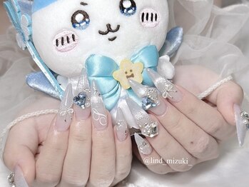 リンドネイル バイ モカ アンド ララ(Lind nail by moca and LaLa)/【mizuki】ワンホンネイル