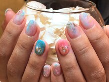 ネイルズ ララ(nails Lala)/シースルーレイヤード。