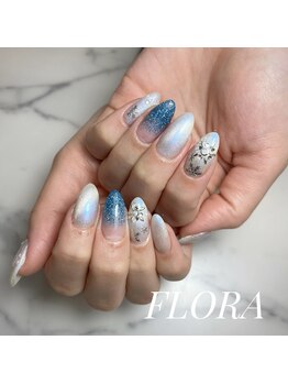 フローラ(FLORA)/マグネット冬ネイル