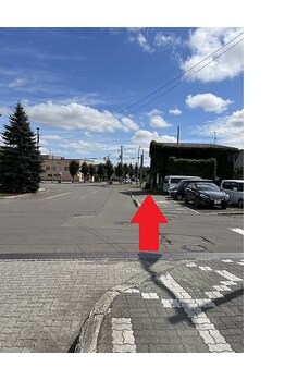 帰命堂/駐輪所を曲がらず直進 2