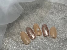 プティ アイビューティ 京橋店(peTiT eyebeauty)/シンプルネイル　春ネイル