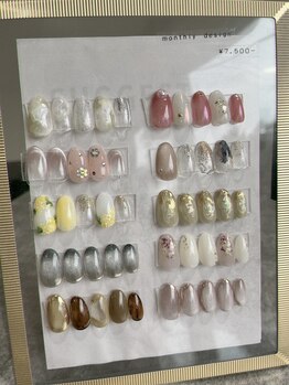 リトルムーン(Little moon)/6月〔hand〕monthly design 3