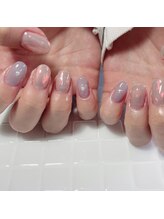 プリュネ(Prune)/オーロラ/ぷくぷく/くすみブルー