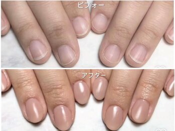 ルシア(LUCIA)の写真/【モチが良く美しい仕上がりに★】長さ出しで爪の形や長さも理想通り♪爪にコンプレックスがある方にも◎ 
