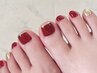 mikiko指名【フットジェル】ネイルケア＋デザインは相談¥6180～
