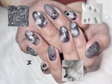 プリンセス(Princess)/猫柄ネイル9200円