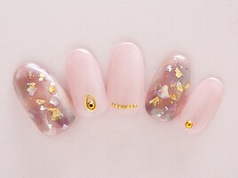 ニュアンスべっ甲ネイル