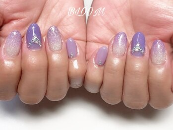 ネイルサロン ブルーム(BLOOM)/パープルグラデーション771