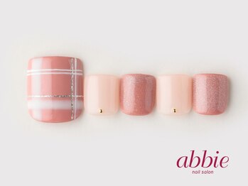 ネイルサロン アビー 宮益坂店(abbie)/ピンクチェック ¥13420
