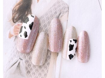 ネイルサロンフォーユー(for u)/ダルメシアンネイル♪￥6980