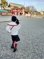 チュベルフェ(tu belle fe)&nbsp;神社へ参拝によく行きます。1人で行ったり娘と行ったり…♪