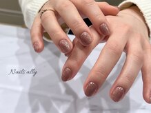 ネイルズアリー 立川店(Nails ally)/マグネット×グラデーション×春