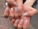 ＃長さだし×リボンネイル