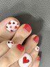 【foot】アート4本(親指ともう1本)