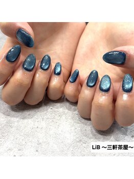 リブ 三軒茶屋(LiB)/ブルーマグネットネイル