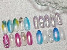 プティ アイビューティ 北浜店(peTiT eyebeauty)/マーメイドネイル　ミラー