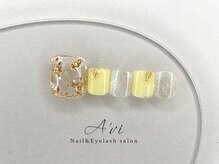 ネイルアンドアイラッシュ アヴィ(Nail and Eyelash A'vi)/フット定額デザイン　¥10400