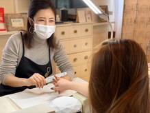 ココ ネイル サロン アンドスクール(COCO.NAIL SALON＆SCHOOL)の雰囲気（爪の状態をしっかりとカウンセリング☆お悩み事はお任せください）