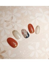 ルピナス(Lupinus)/卒業式ネイル 