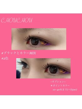 アイラッシュサロンシュシュ 綱島店(chou chou)/カラーエクステ♪