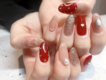 ビューティービースト フォー ネイルアンドアイラッシュ 松浜店(beauty:beast)/ガーリーネイル☆