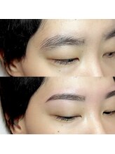 ホワイトアイ 堺東(WHITE EYE)/◇モード眉で強めな女性の印象に