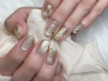 ネイルアンドアイラッシュスタジオ シュシュ(chouchou)/雪の結晶デザイン