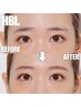 【平日割】HBL（眉癖改善）＋美眉wax＋眉メイク　￥9500→7300
