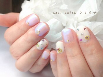 夢カワデザイン☆同窓会ネイル