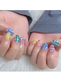 チェックネイル