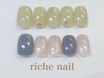 リッシュネイル 新百合ヶ丘店(riche nail)/シンプルアートコース