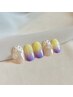 【毎月デザインが変わる定額ハンドジェルネイル】オフ無　※ケア込￥11000