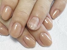 フレイムス アイラッシュ アンド ネイル(FRAMES)/ふんわりチェックネイル♪