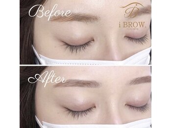 アイブロウドット 西宮(iBROW.)/美眉スタイリングBefore→After