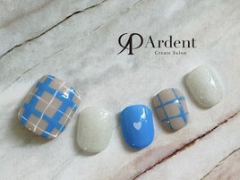 チェックネイル☆