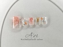 ネイルアンドアイラッシュ アヴィ(Nail and Eyelash A'vi)/フット定額デザイン　¥10400