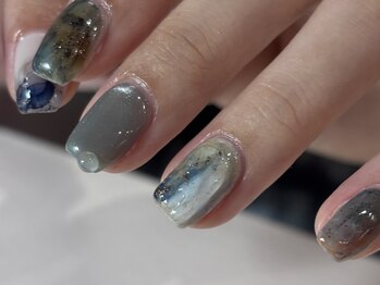 エティル(Etel atelier)/ニュアンス/ちゅるんネイル