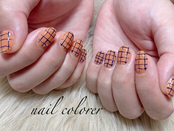 クロレ(colorer)/ウネウネ/ニュアンス/秋ネイル