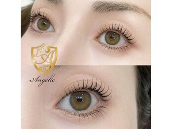 アンジェリック 大阪江坂店(Angelic)の写真/[ケラチンラッシュリフトorまつげパーマ¥6000]まつ毛に優しいセット剤*パリジェンヌ風など選べるデザイン☆