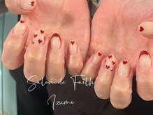 サロンドフェイス(Salon de Faith)/バレンタインネイル/冬ネイル