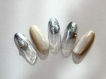 ツインネイル 名古屋駅店(twin.nail)/シンプルデザイン　¥5280