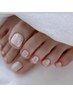  【FOOT】人気No.1☆ちゅるんワンカラー＋角質ケア☆つるすべ足元に ￥7700
